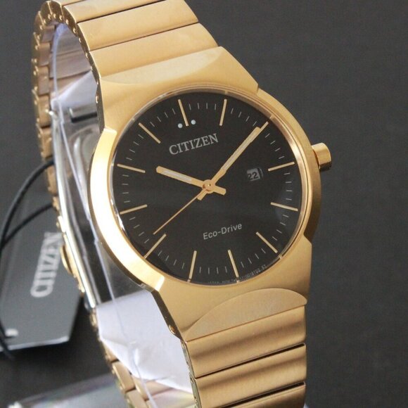 Citizen Eco-Drive Women\'s Gold Tone Watch Black Dial 32MM Watch main image 14